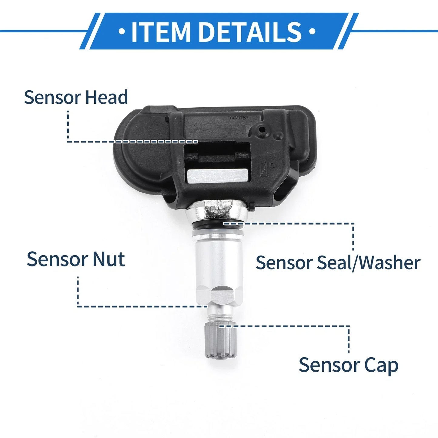 Tire Pressure Sensor for Mercedes-Benz C250 (2012-2015) 1 x 433MHz