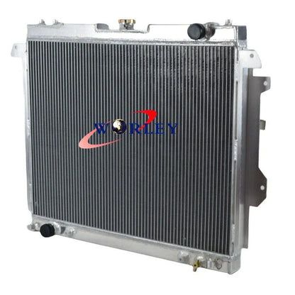 3 Row Aluminium Radiator + Fan for Toyota Hilux TGN16R 2.7L 2005-2023