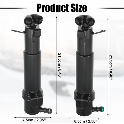 Front Left Right Headlight Washer Nozzles for Mercedes-Benz E320 E500 (2003-2009)
