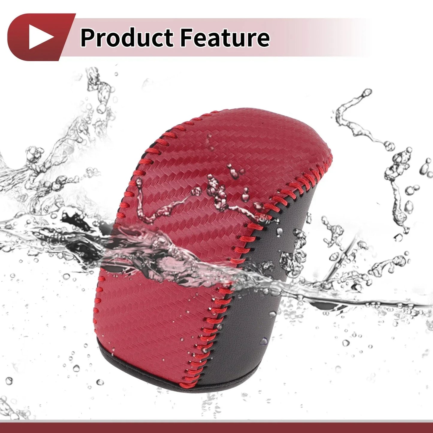 Car Gear Shift Knob Cover for Dodge Journey (2011-2020) - Black Red