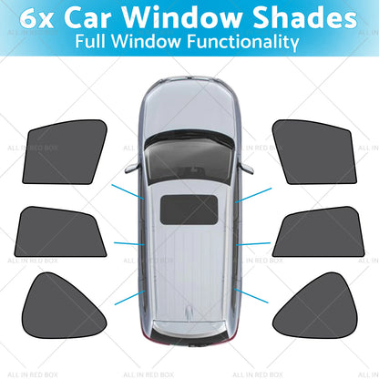 6 x Car Window Shades for Mazda CX-5 1st Gen KE (2012-2017) UVA & UVB Protection