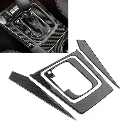 4 Pcs Carbon Fiber Gear Shift Covers for Subaru Forester (2013-2018)