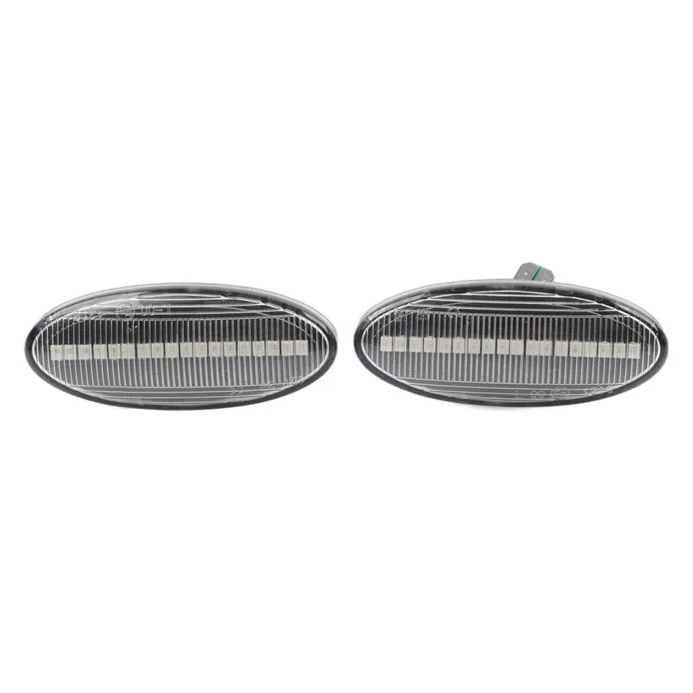 Dynamic Clear LED Side Marker Turn Signal Light for Nissan Qashqai Juke X-Trail
