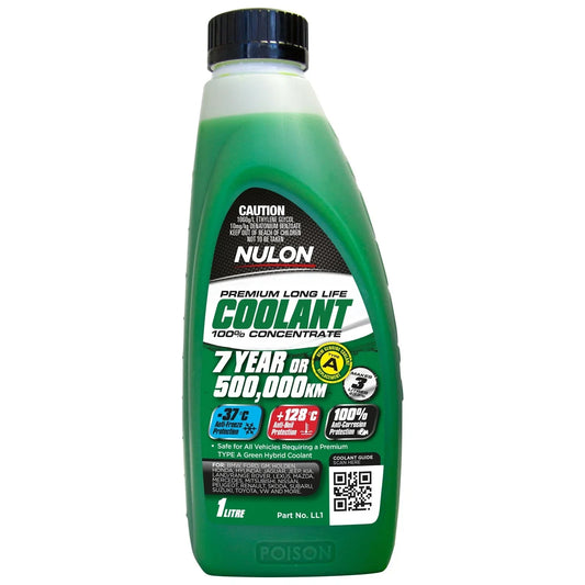 1L Nulon Green Premium Long Life Coolant 100% Concentrate