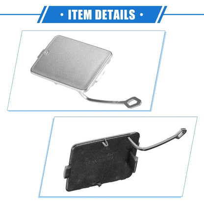 Front Bumper Tow Hook Eye Cap for Mercedes-Benz R350 (2006-2010) Silver Tone