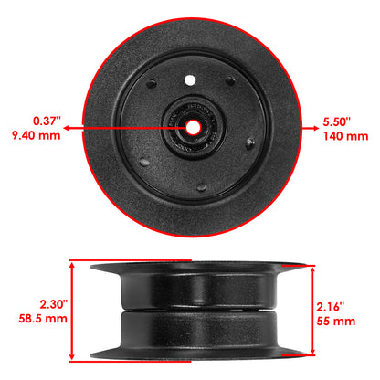 Deck Idler Pulley 38 Inch Replacement for Toro 260 Series Tractors (1988–1997)