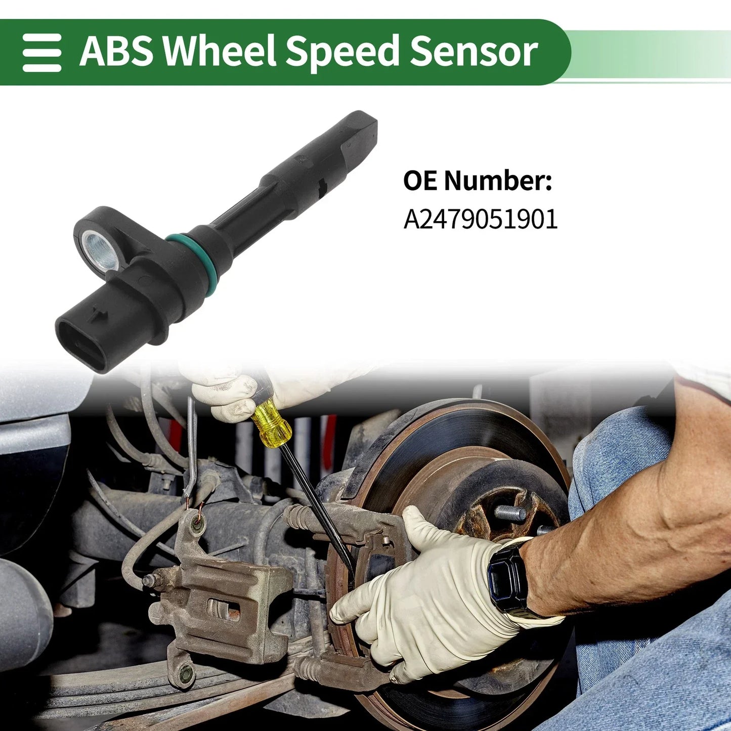 ABS Wheel Speed Sensor for Mercedes-Benz GLA250 (2023-2024)