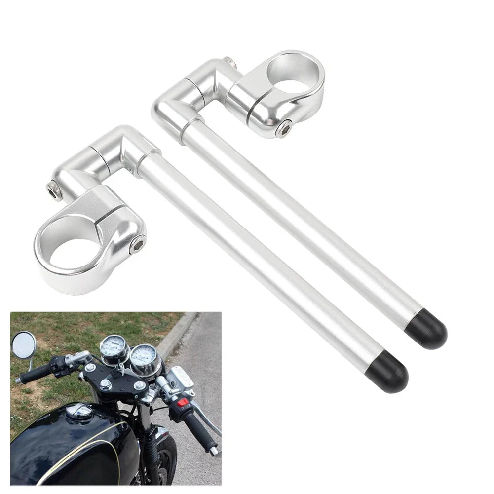 43MM Clip-On Handlebar for Universal Cafe Racer Motorbike
