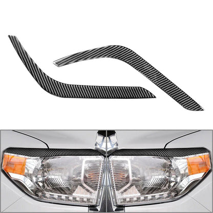 Headlight Eyelids Trim for Toyota Tundra (2014-2021) Black