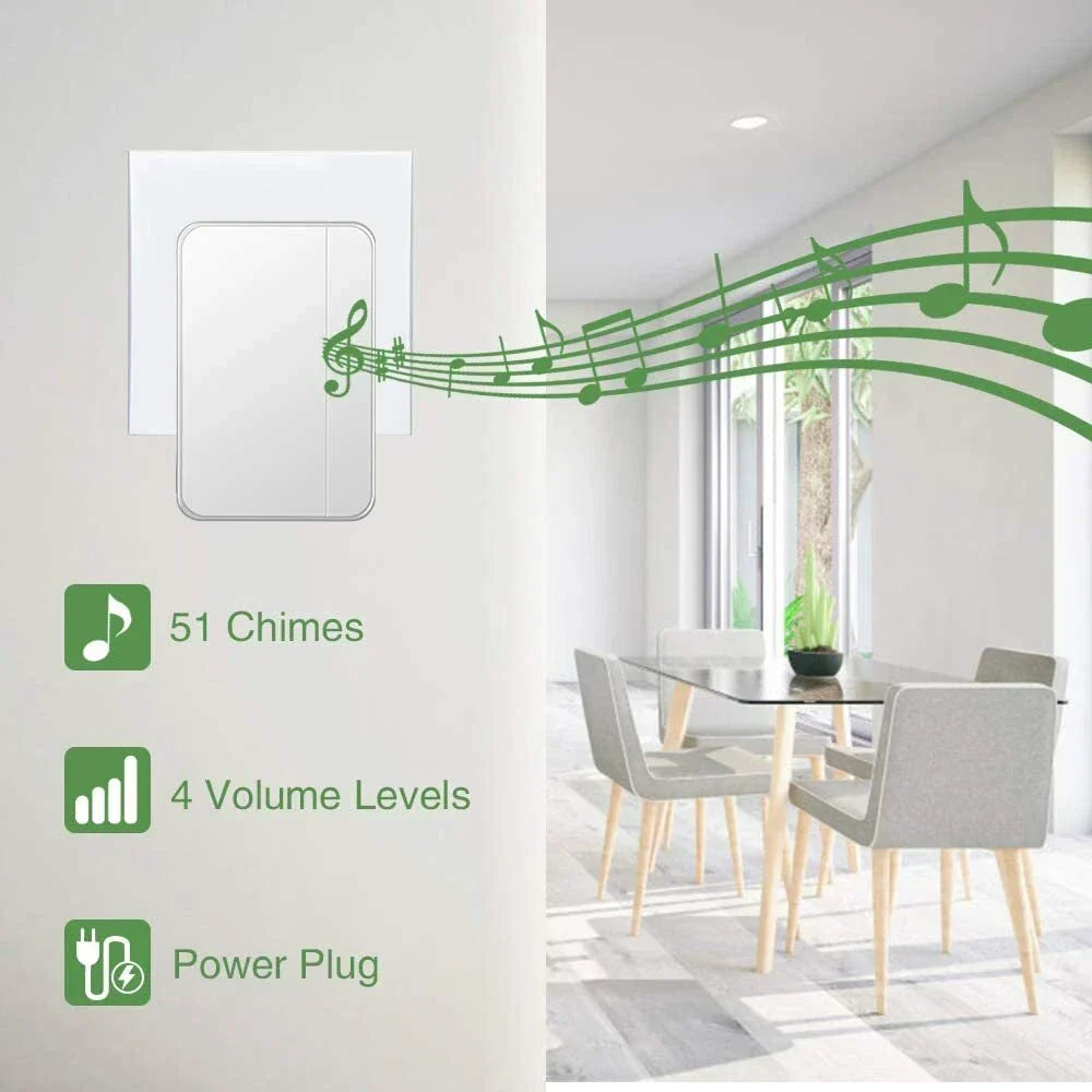 Wireless Waterproof Doorbell Chime for AURTEC