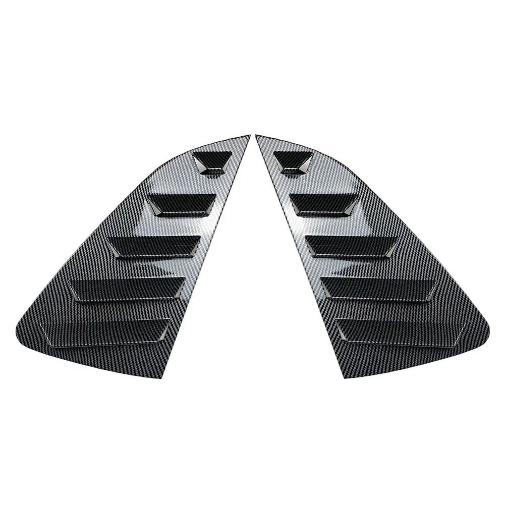Rear Side Window Louver Vent Trim Covers for VW Polo MK6 (2018 - )
