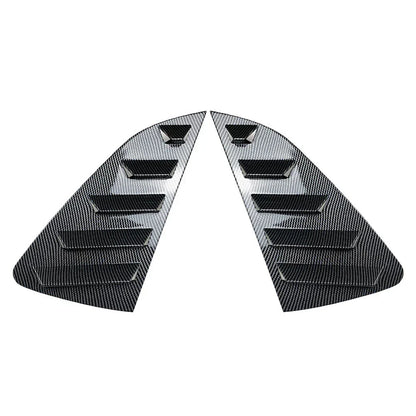 Rear Side Window Louver Vent Trim Covers for VW Polo MK6 (2018 - )