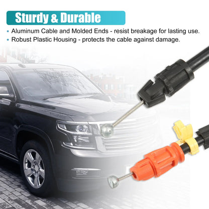 2 x Front Door Handle Latch Release Cables for Chevrolet Silverado (2007-2018)