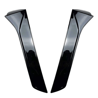 Glossy Black Rear Window Spoiler Side Wing Cover for SEAT Leon (2013-2019)