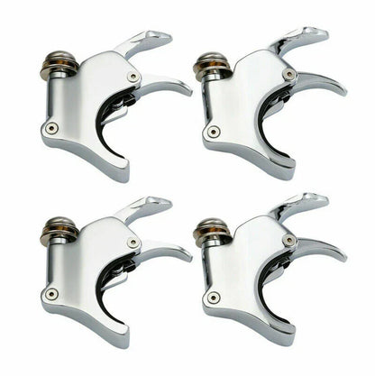 4PCS 39mm Front Fork Windscreen Clamps for Harley Sportster Dyna Super Glide
