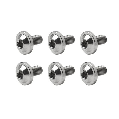 6 x Titanium Alloy M6x10mm Torx Head Bolts for Bike Motorcycle