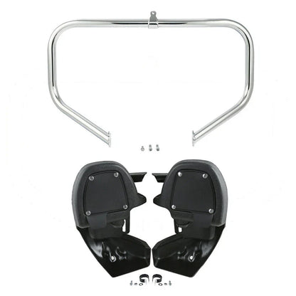 Vented Fairings & Engine Guard Crash Bar for Harley Road Glide (2009-2013)