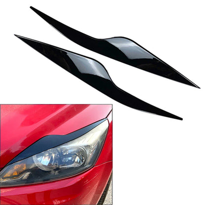 Car Eyelids Headlight Eyebrows Trim for Ford Focus MK2 2008-2010 ()