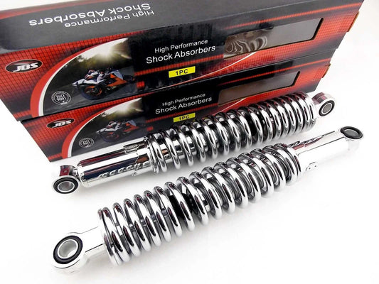 340mm Chrome Rear Shock Absorbers for Suzuki GS450