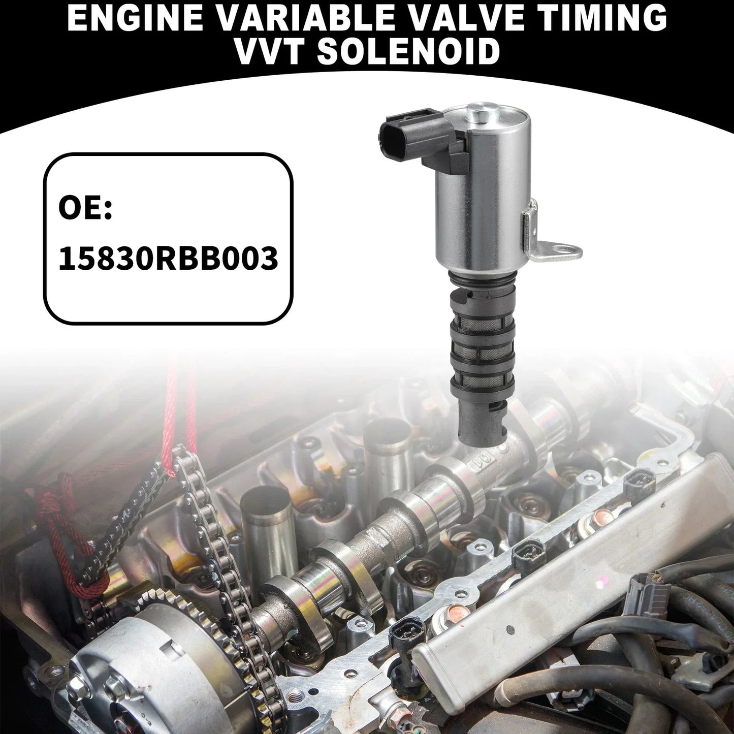 2 x Variable Valve Timing VVT Solenoids for Honda Civic (2013-2015)