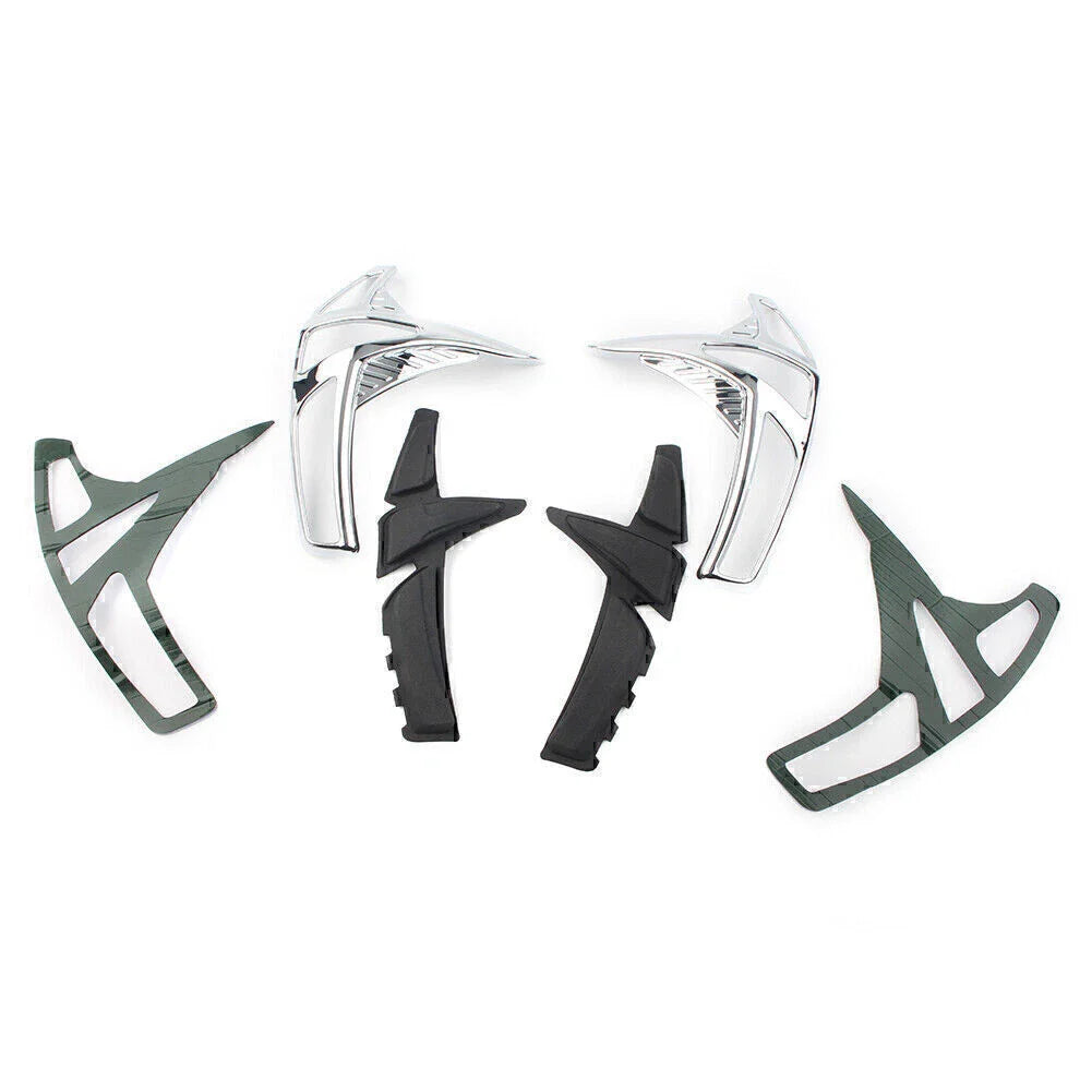 Chrome Fairing Saddlebag Scuff Protectors for Honda Goldwing GL1800 (2001-2011)