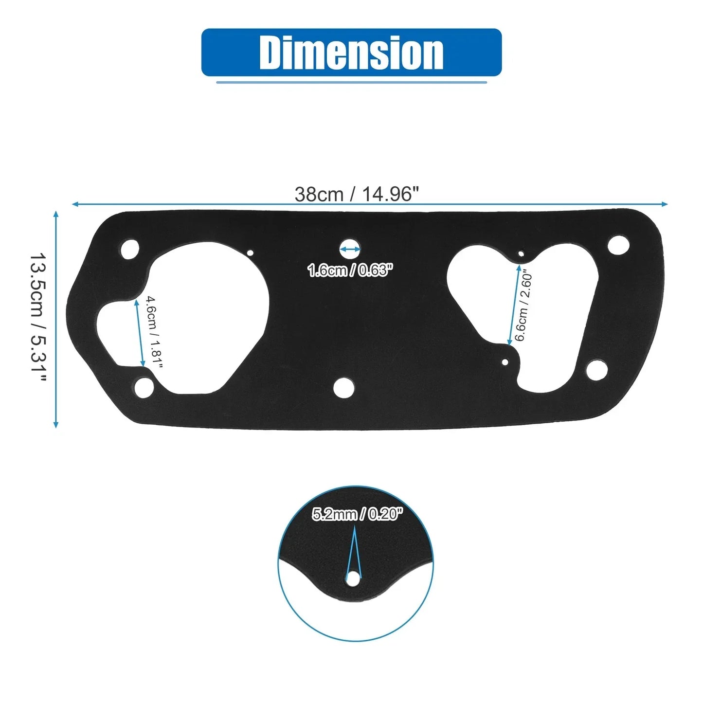 EVA Rear Taillight Gaskets for Honda Prelude (1997-2001) - 1 Pair