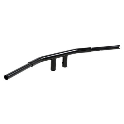 Handlebar 1 1/4" Black 4" Rise T-Bar for Harley Wide Glide Softail Road King