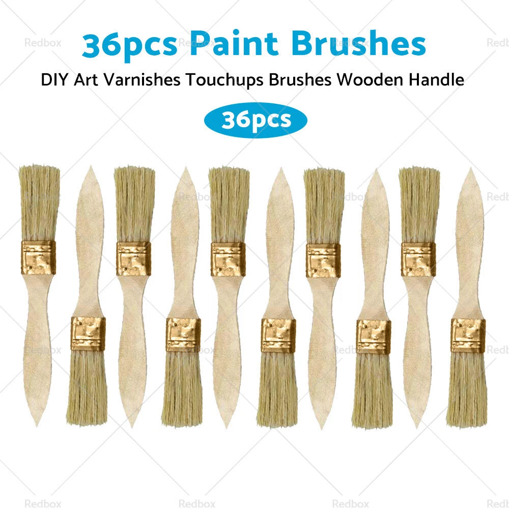 36PCS 1" Art Varnish Touchup Brushes for DIY Projects