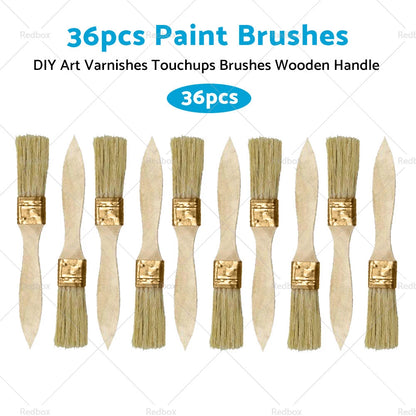 36PCS 1" Art Varnish Touchup Brushes for DIY Projects