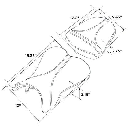 Rider & Passenger Seats for Suzuki GSXR600 GSXR750 (2006-2007)