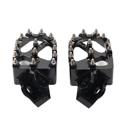 BLK CNC MX Foot Pegs for Kawasaki KX65 KX85 (2000-2020)