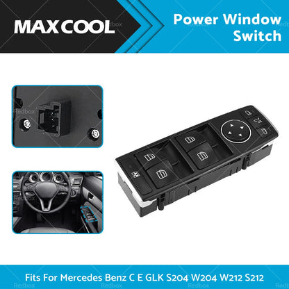 Master Power Window Switch for Mercedes Benz C E GLK S204 W204 W212 (2008-2016)