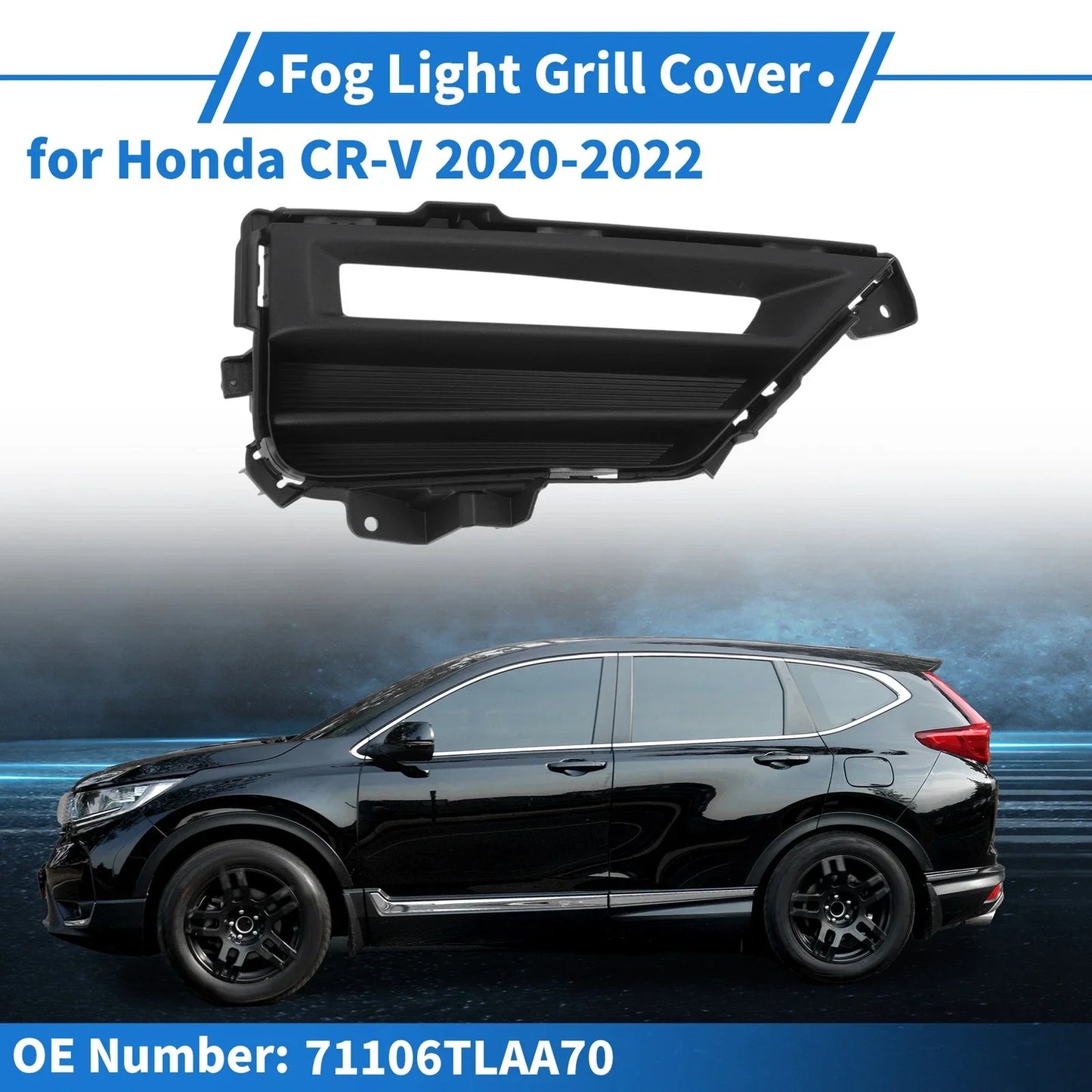 Front Right Fog Light Grill for Honda CR-V (2020-2022)