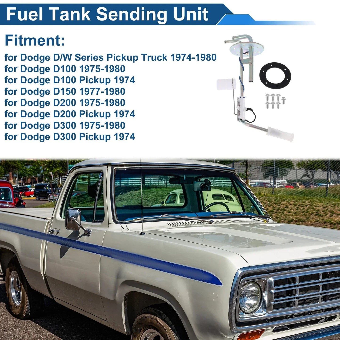 Fuel Level Sending Unit for Dodge D/W Series Pickup Truck (1974-1980)