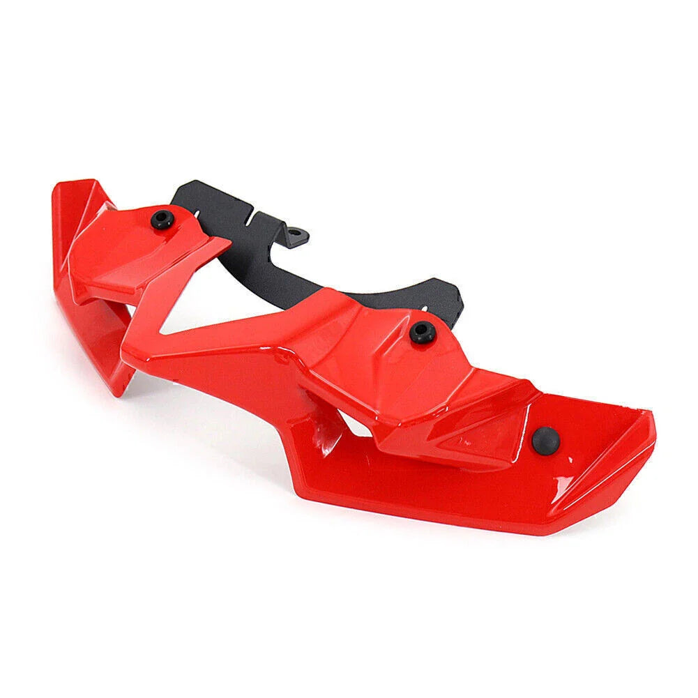 Red ABS Naked Front Spoiler Wing for Kawasaki Z900 (2020-2022)