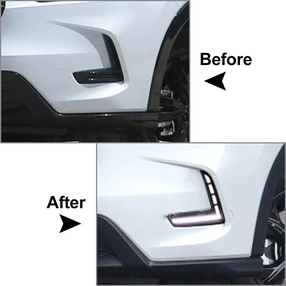 LED Daytime Running Light Fog Lamp w/ Turn Signal for Honda HR-V (2023) Pair