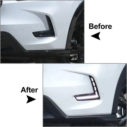 LED Daytime Running Light Fog Lamp w/ Turn Signal for Honda HR-V (2023) Pair
