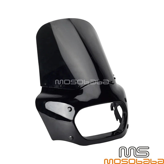 15'' Windshield Front Fairing Black for Harley Softail Fat Bob (2018-2023)