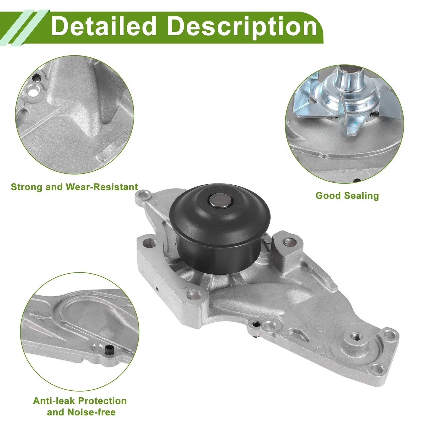 Engine Water Pump for Honda Accord (1998-2003) - Cooling Water Pump