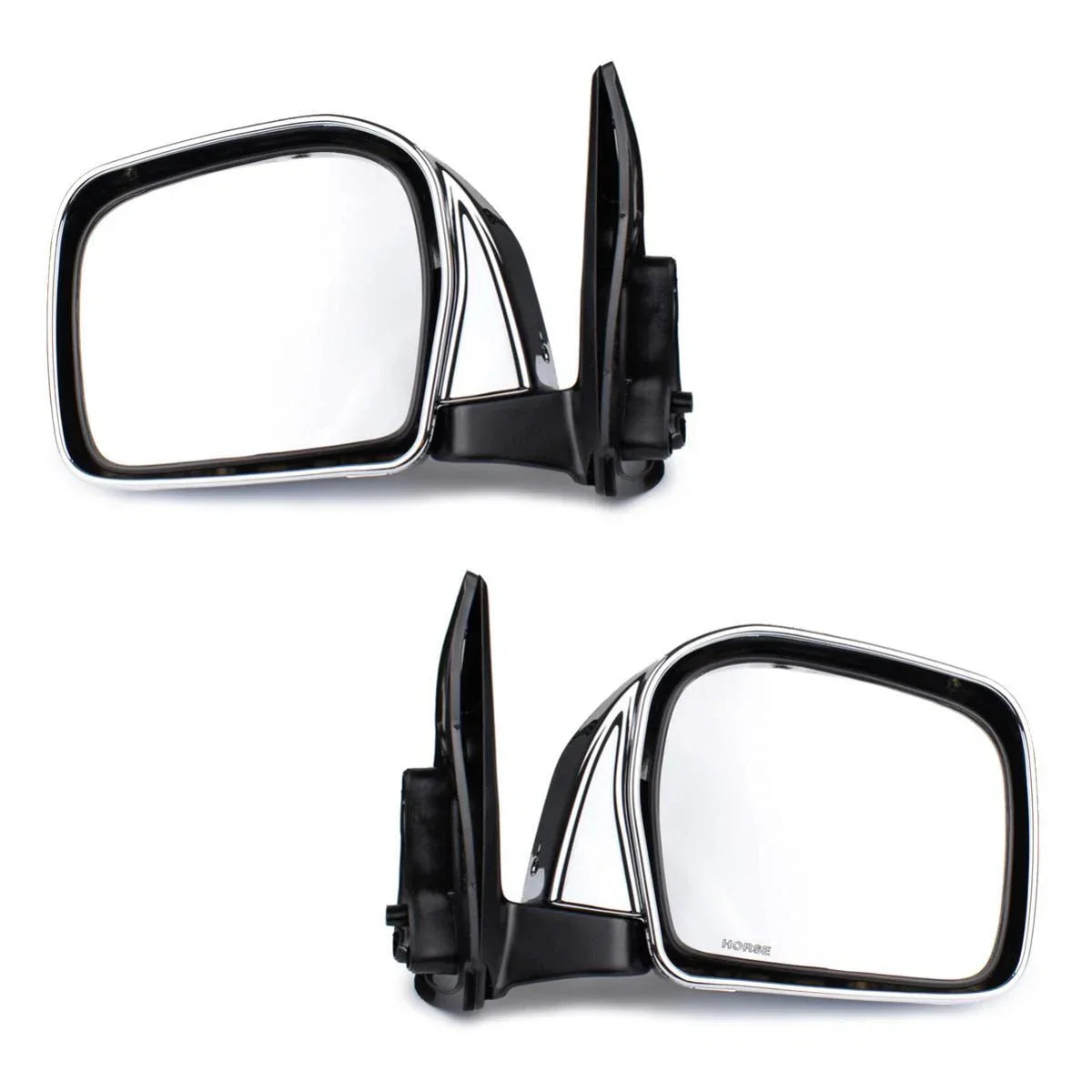 Side Mirror Manual Chrome Pair Fits Toyota Hilux Tiger D4D Pickup 1998-04 D06