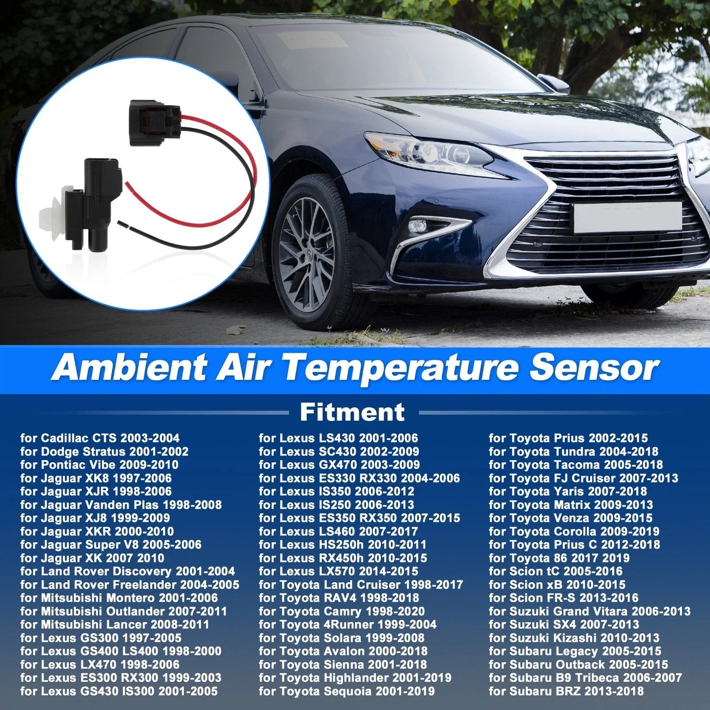 Ambient Air Temperature Sensor with Connector Pigtail