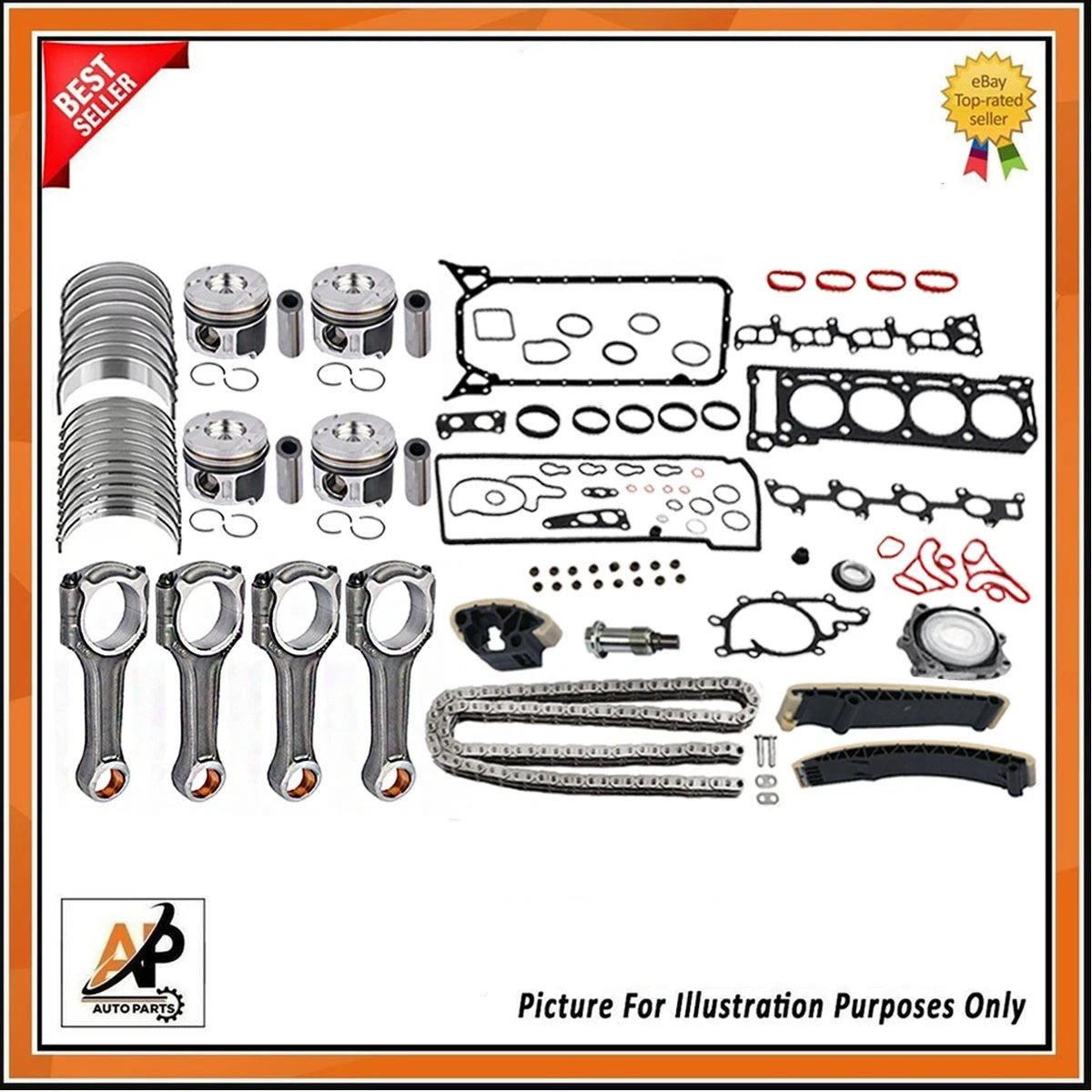 Engine Rebuild Kit for Mercedes-Benz Sprinter 2.1 Diesel OM611 OM646 (1996–2006)