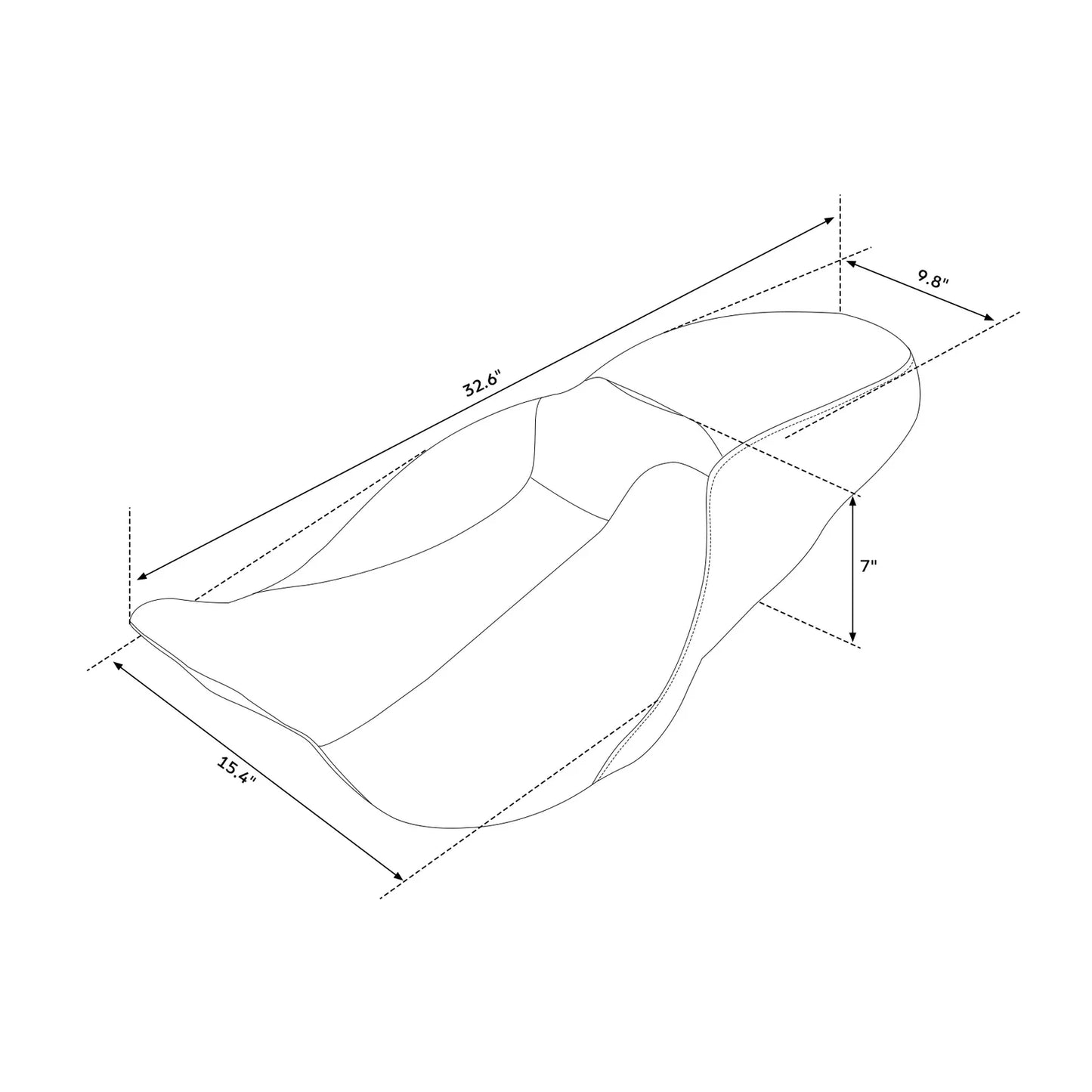 Driver & Passenger Seat Backrest for Harley Street Road Glide (2009-2023)