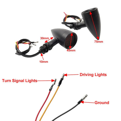 Turn Signal Lights for Harley Super Glide FXD Dyna Softail Springer
