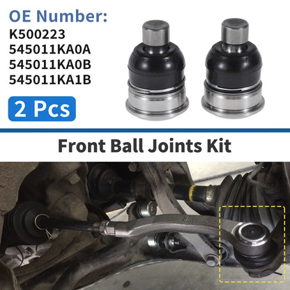 2 x Front Lower Ball Joints for Chevrolet City Express (2015-2018)