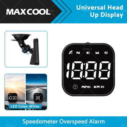 HUD Head Up Display LED GPS Speedometer for Universal Cars