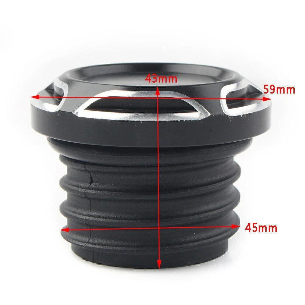 CNC Cut Gas Cap for Harley Dyna Softail