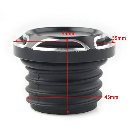 CNC Cut Gas Cap for Harley Dyna Softail