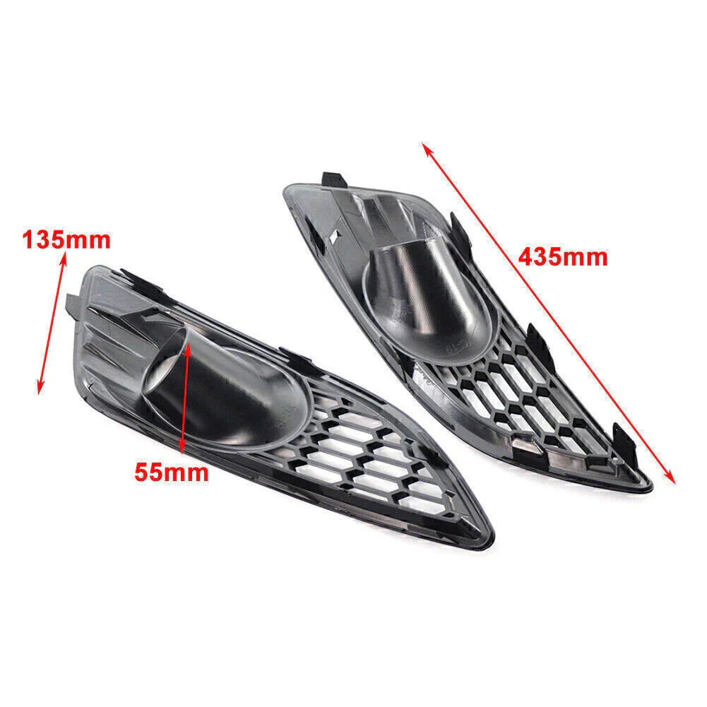 Front Bumper Grilles Fog Light Covers for Ford Fiesta (2012-2016)