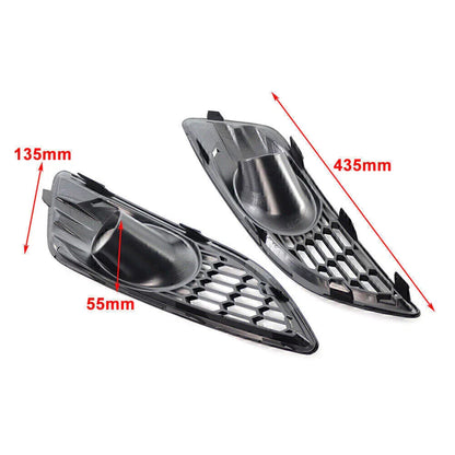 Front Bumper Grilles Fog Light Covers for Ford Fiesta (2012-2016)